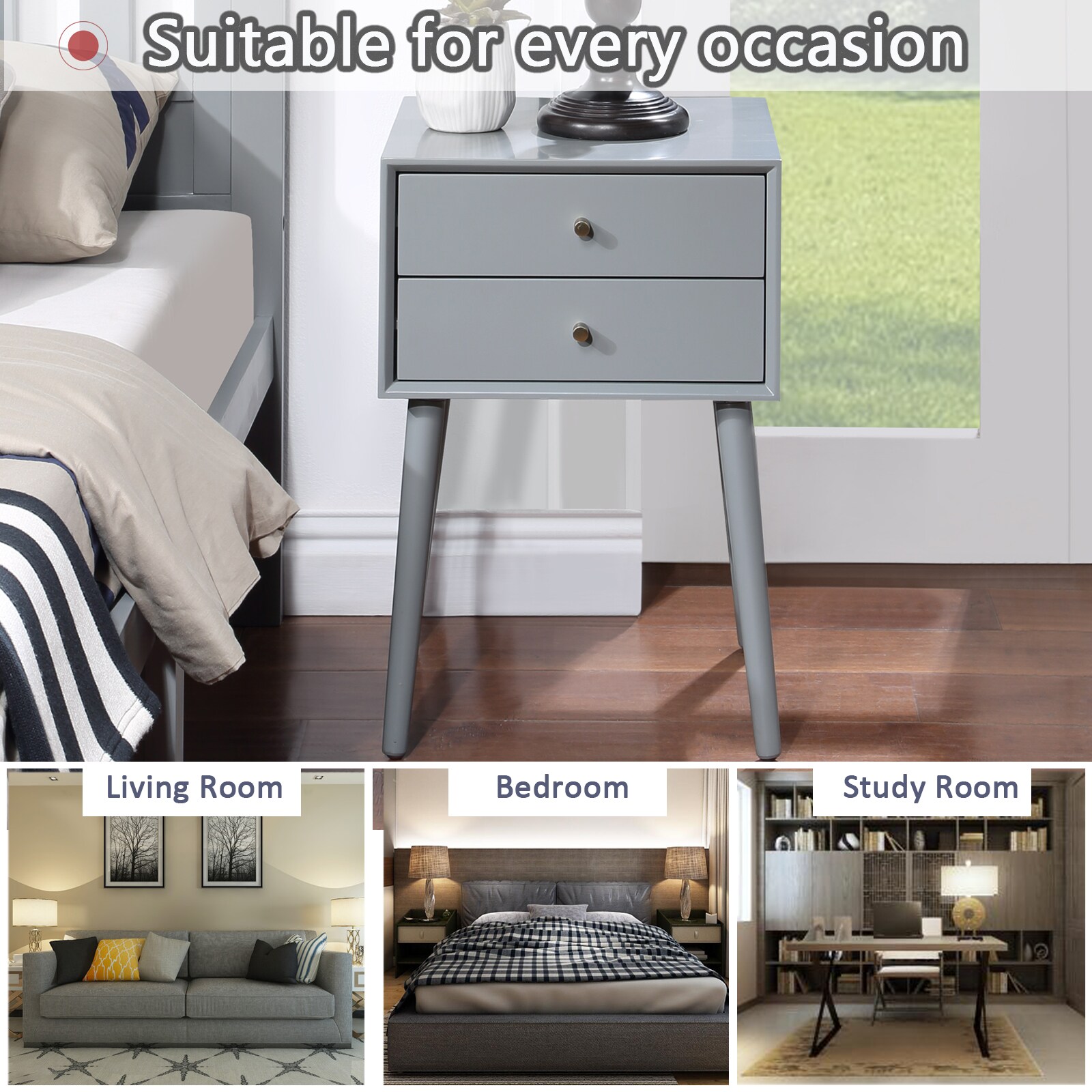 Kahomvis FB-QPN1-476 nightstands - View #6