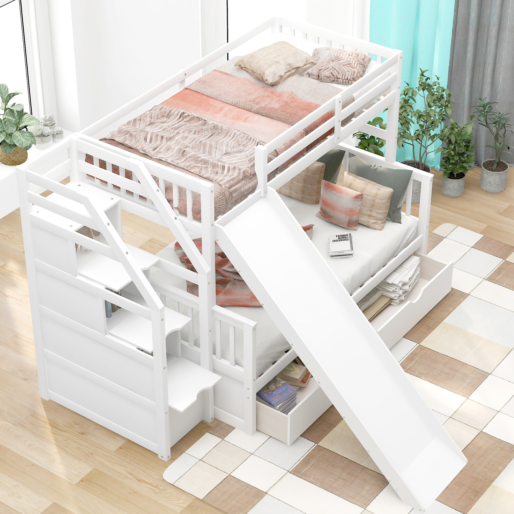 ModernLuxe SM000109AAK-1 Bunk-Beds - View #12
