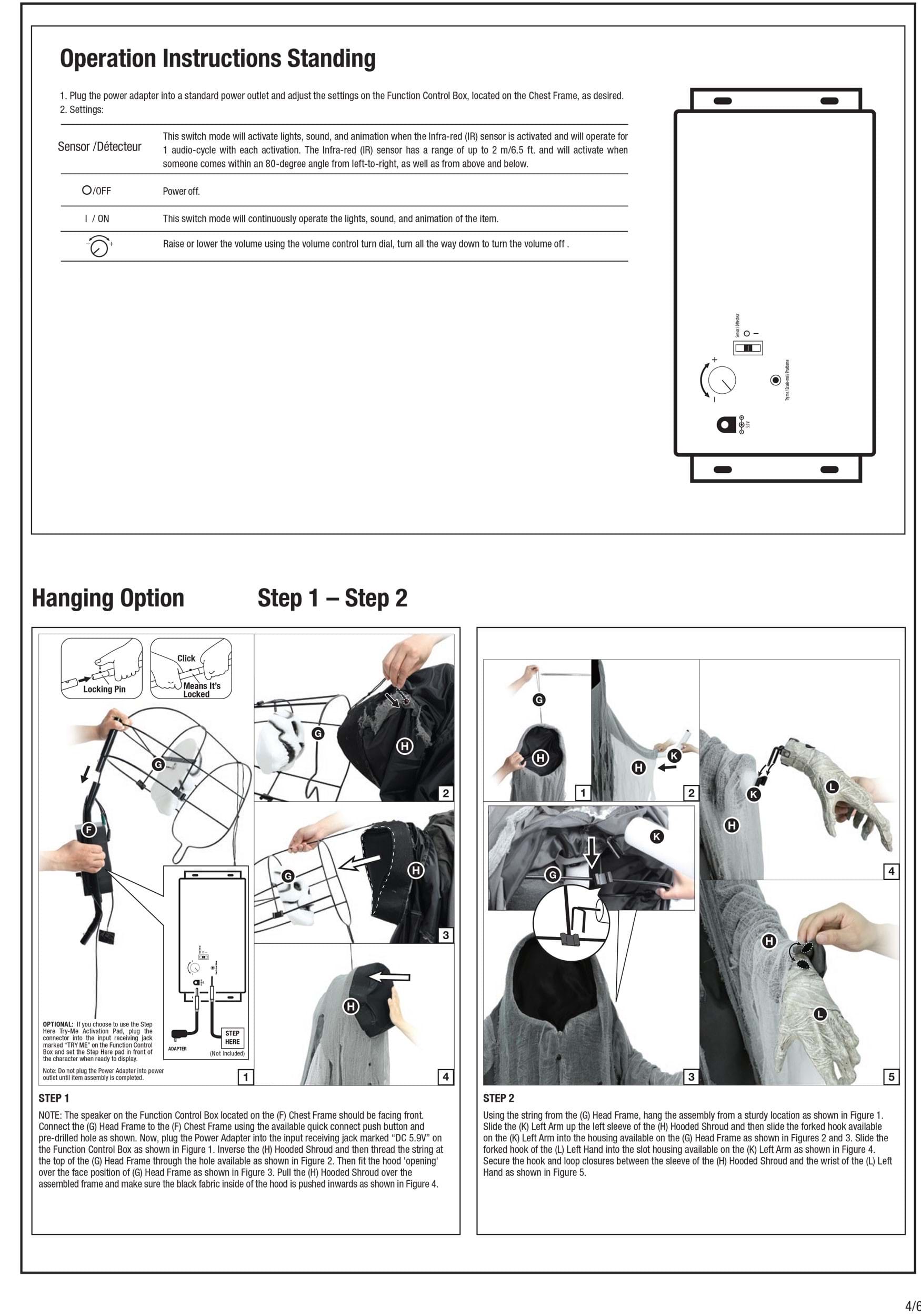 HalloweenCostumes.com FUN4249-ST Outdoor-Halloween-Decor - View #6