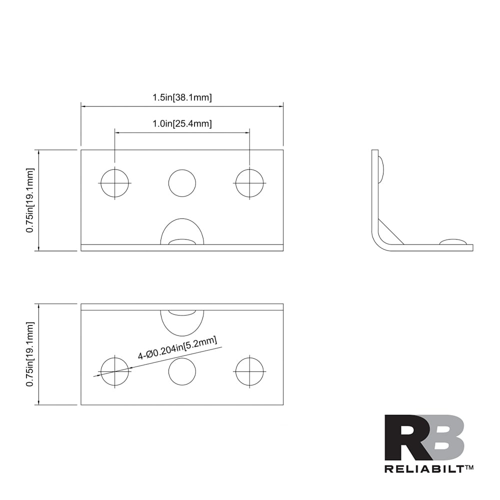 RELIABILT 605726 Mending-Plates-Brackets-Braces - View #6