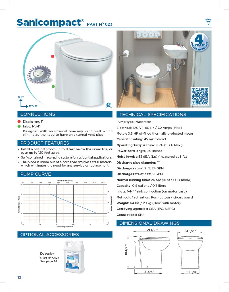 SANIFLO 023 toilets - View #5