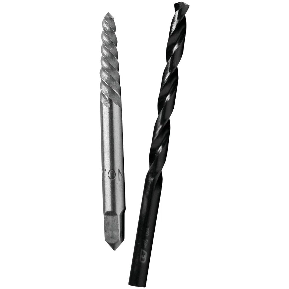 Century Drill & Tool Century Drill Tool 73504 Spiral Flute Screw Extractor and Drill 9/32 - 3/8 #73504