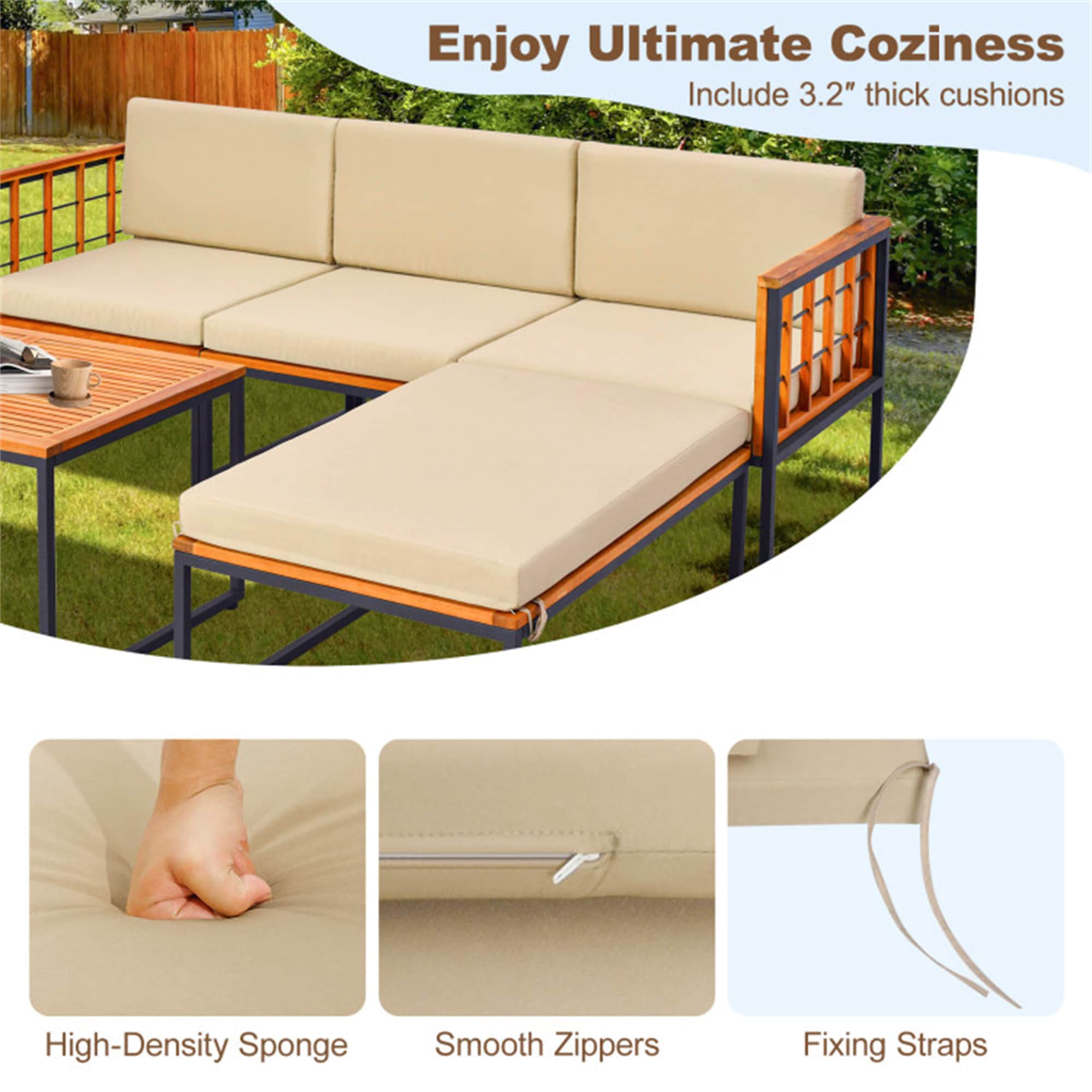BABOOM BOM-334AAE-OR Patio-Conversation-Sets - View #6