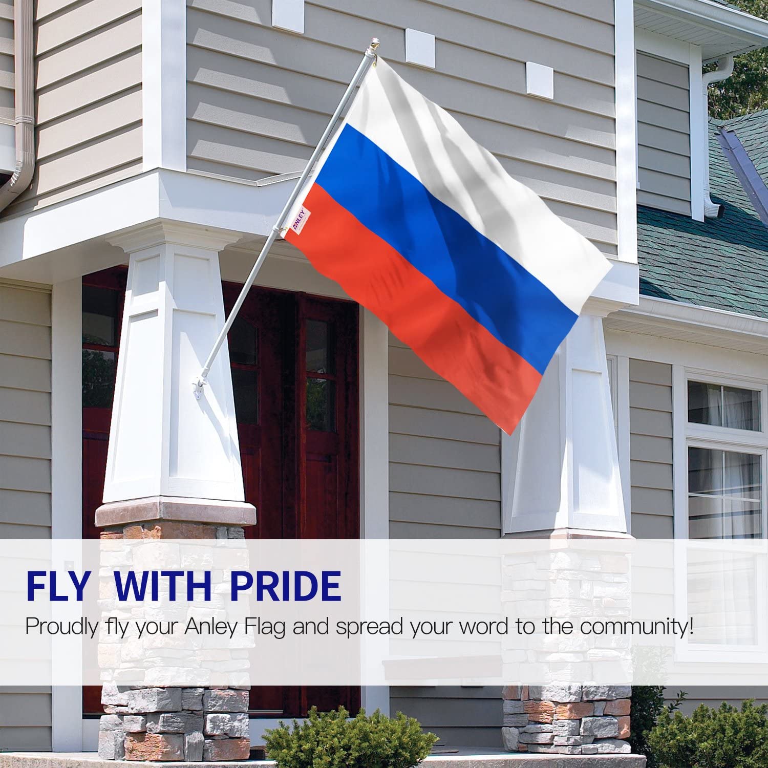 Anley A.FLAG.RUSSIA Decorative-Banner-Flags - View #2