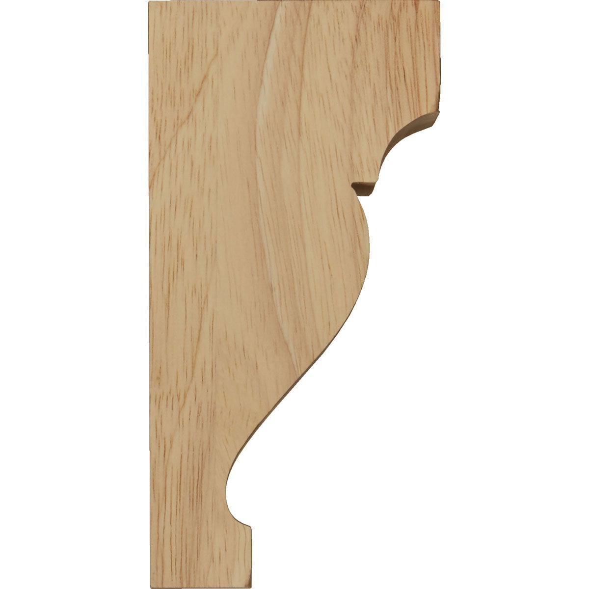 Mini Dearborn 6" Natural Rubberwood Corbel