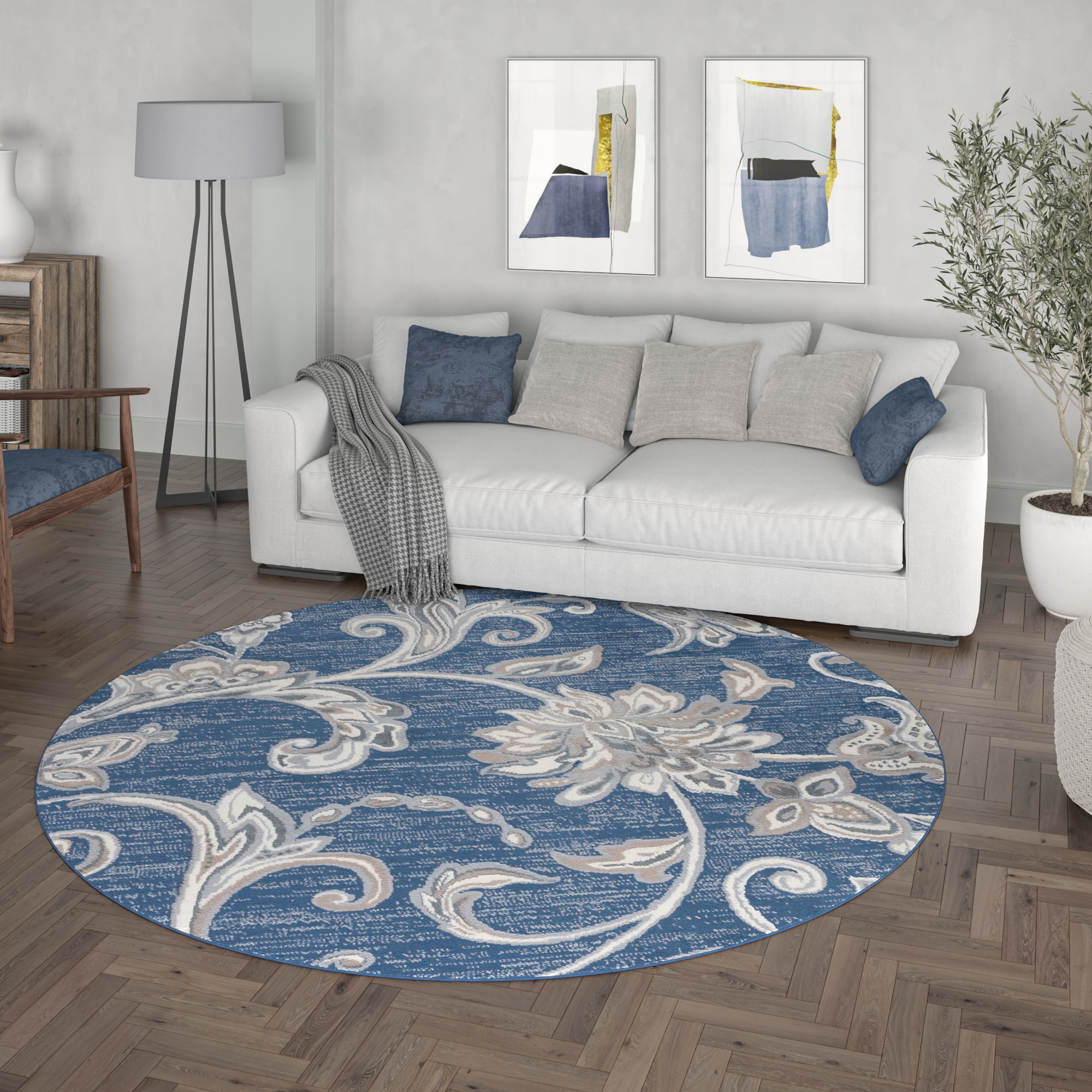 Tayse MDN3507 8RND rugs - View #6