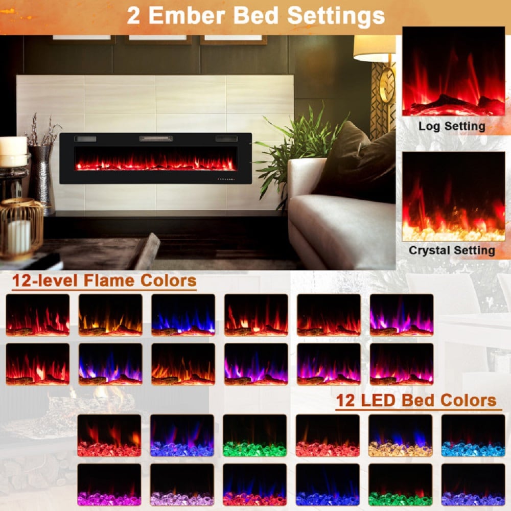 Forclover ALHY-FP67 Electric-Fireplaces - View #7