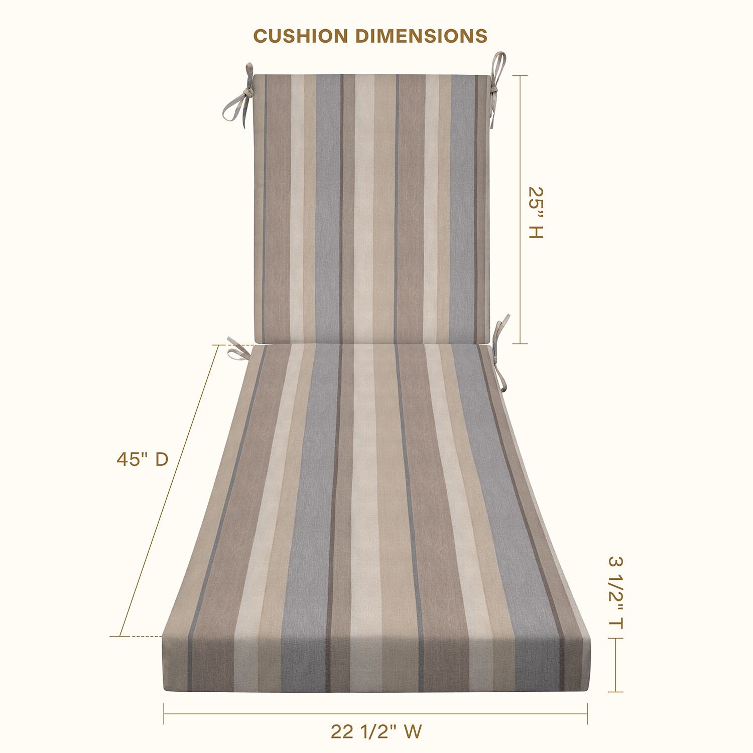 Style Selections 21403S-101A172 Patio-Furniture-Cushions - View #5