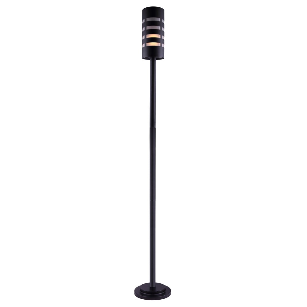 Canarm Tayla 62-in H Black Hardwired LED Post Light in the 