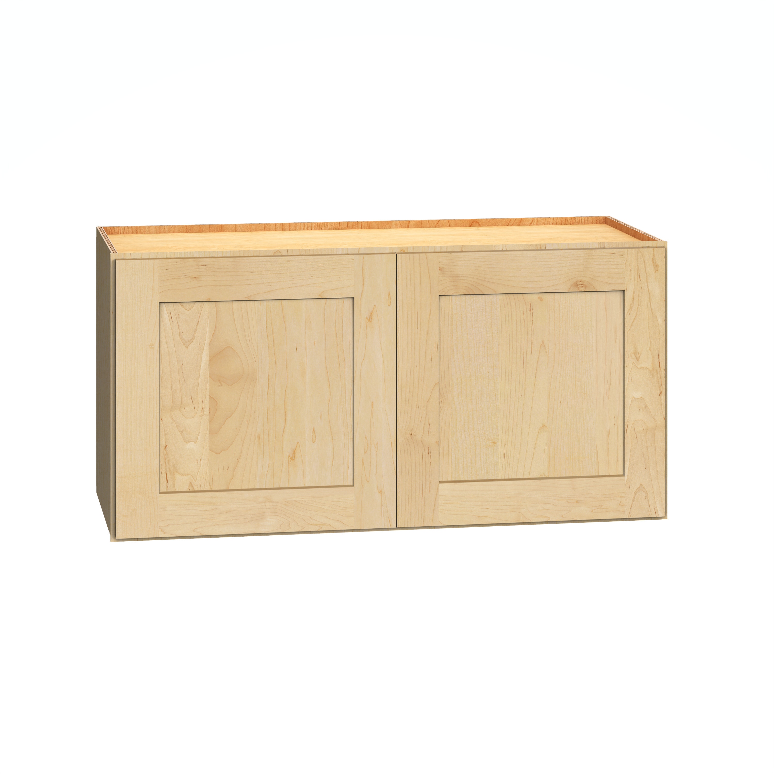 Diamond Express 62J-W3015 Jamestown 30-in W x 15-in H x 12-in D Natural Light Brown Wall Fully assembled Plywood Cabinet (Recessed Panel Shaker)