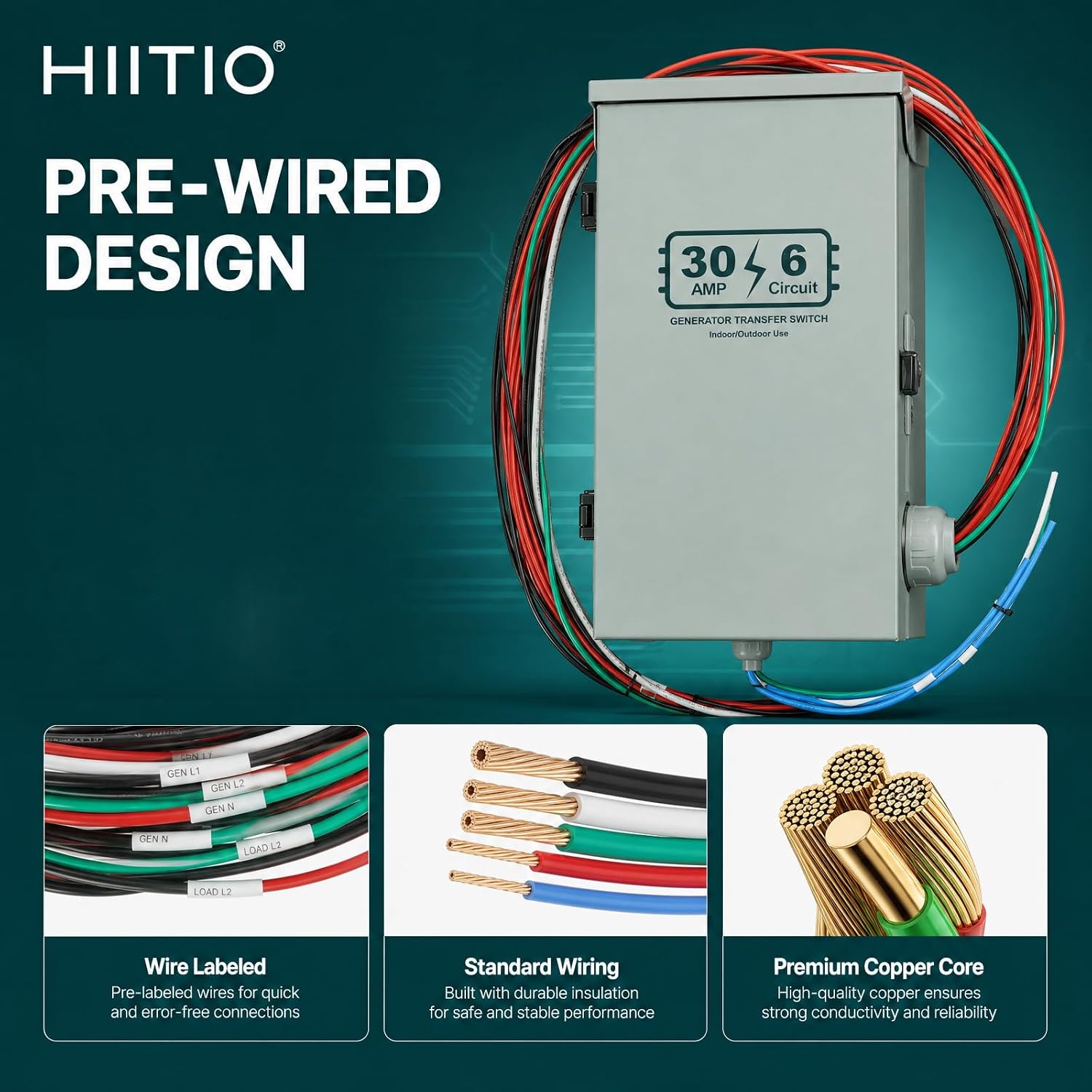 HIITIO SP-AMT-3006 Transfer-Switch-Kit - View #4