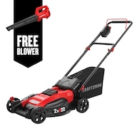 Craftsman 2x20v Brushless Cordless Mower With Blower Packin Deals
