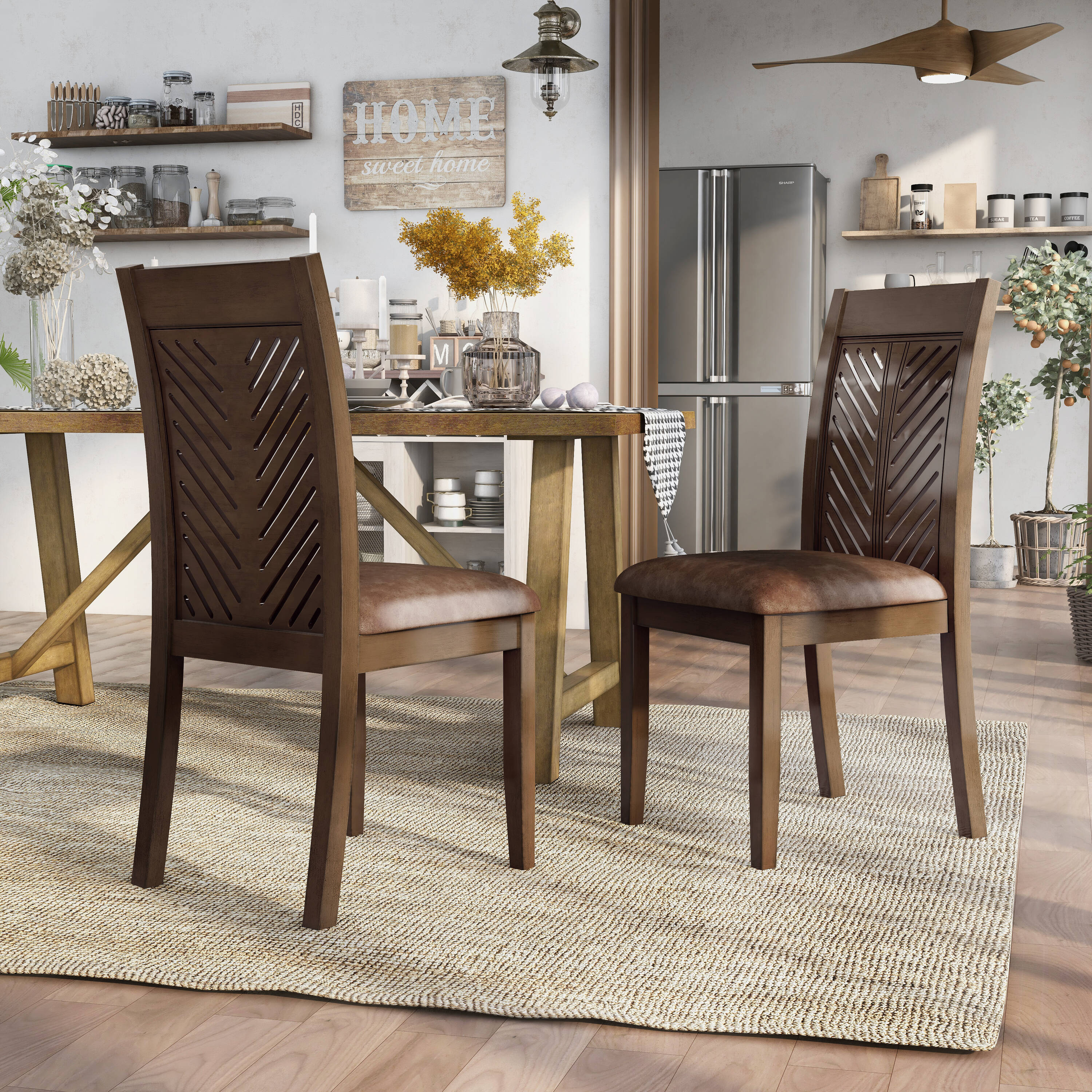 Furniture of America IDF-3490T-5PC Dining-Sets - View #9