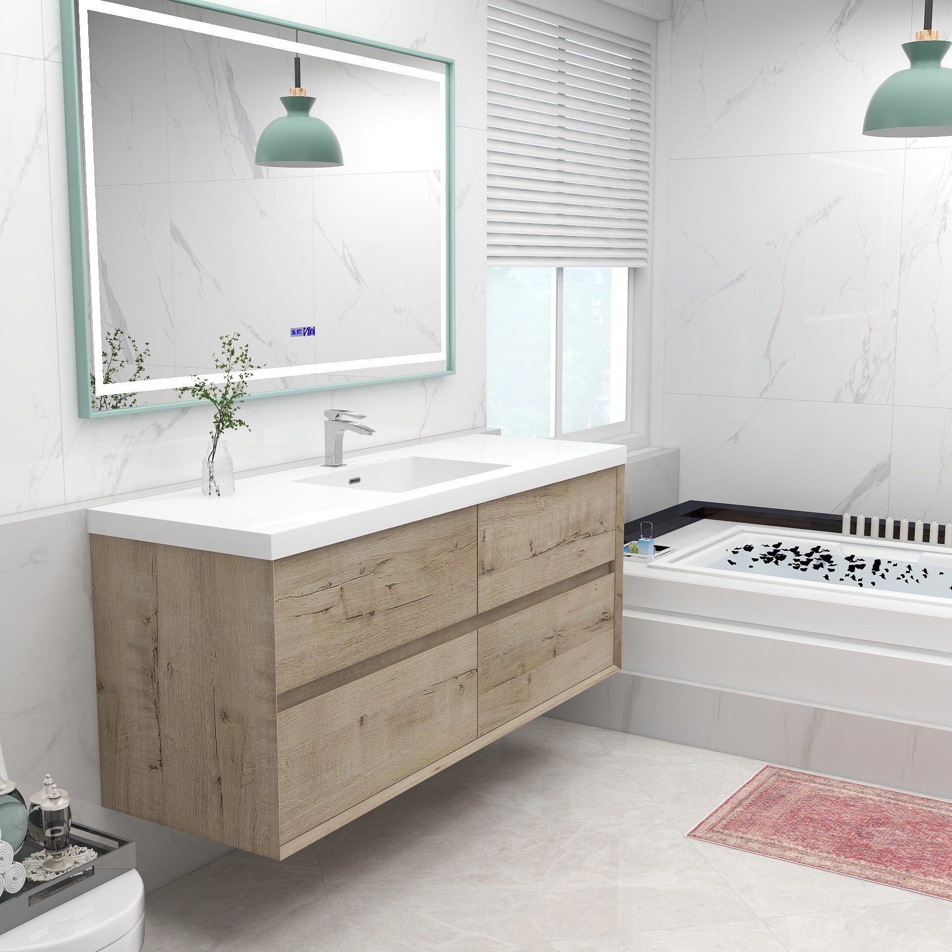 BV Better Vanity SLIM60S-WO Bath-Vanity-Combo - View #6