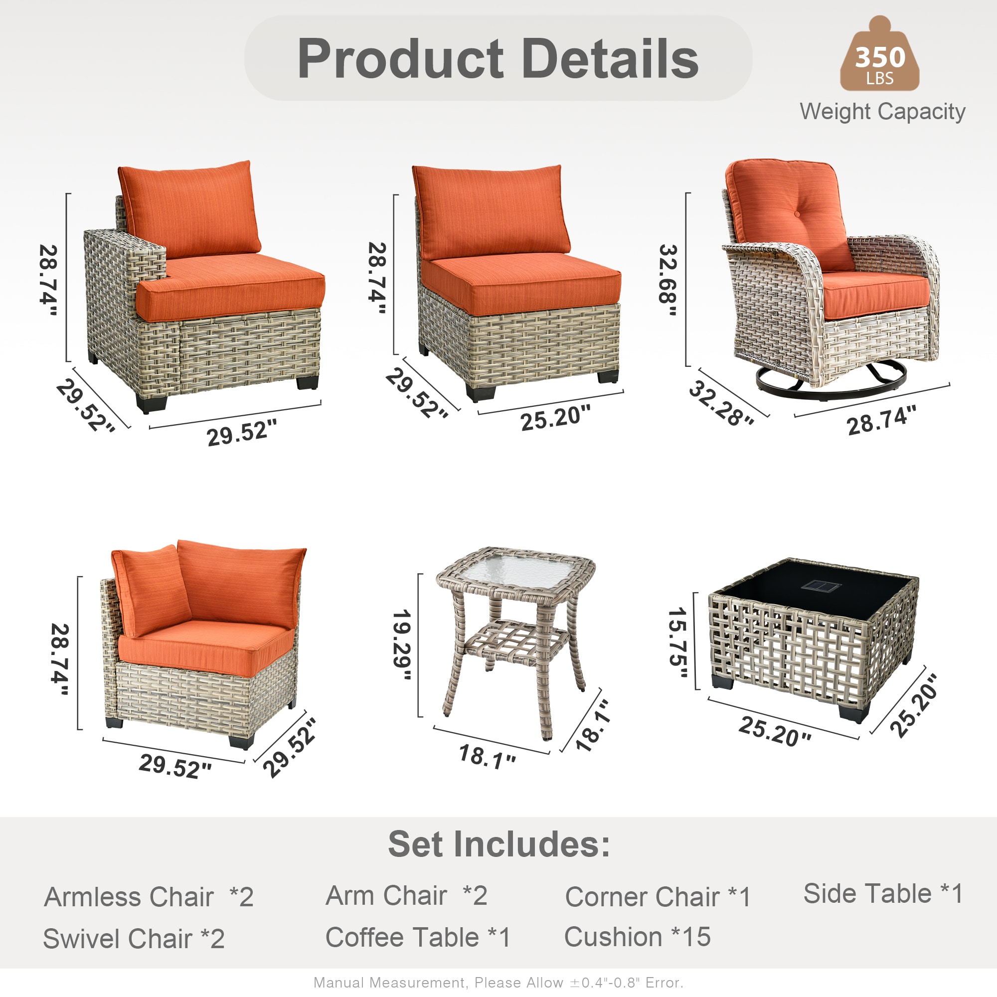 Caodoc L5-VYZTBS8092-1 Patio-Sofas-Daybeds - View #7