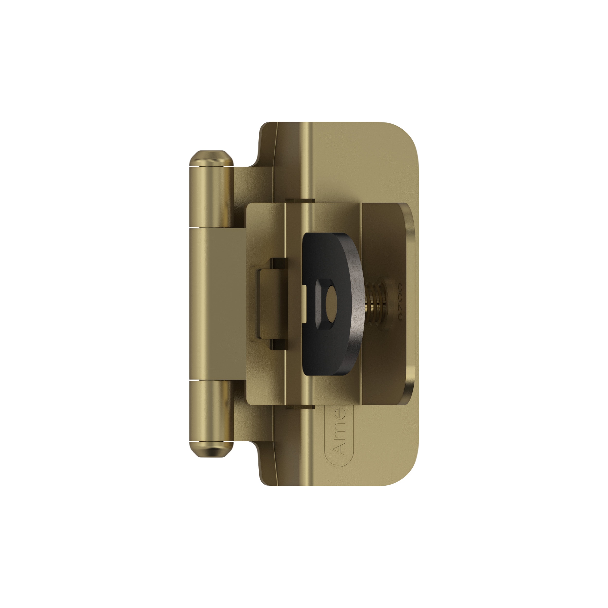 Amerock BPR8700BBZ 105-Degree Inset Surface Self-Closing Golden Champagne Cabinet Hinge , 1 Pairs ( 2 -Pieces)