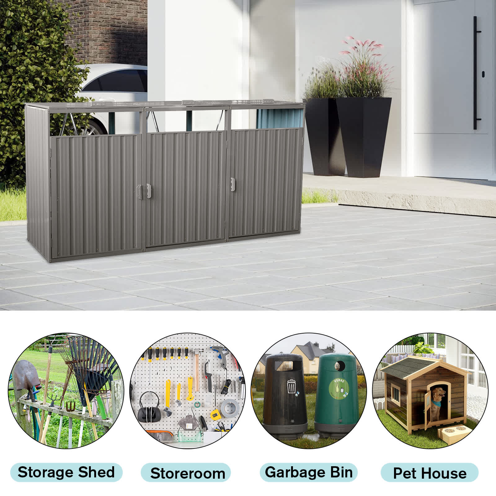 Vynxaria LESX2384DJLJTZB007 Metal-Storage-Buildings-Sheds - View #6