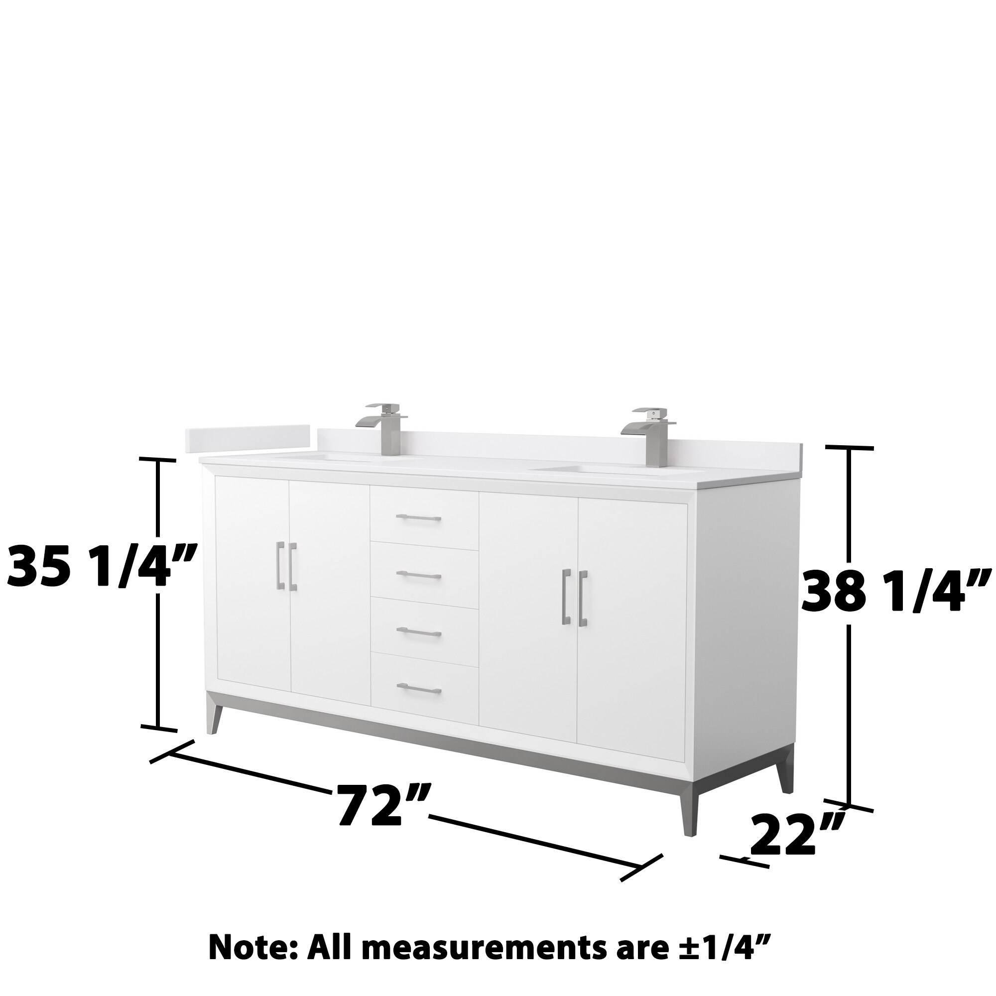 Wyndham Collection WCH818172DWHWCUNSMXX Bath-Vanity-Combo - View #6
