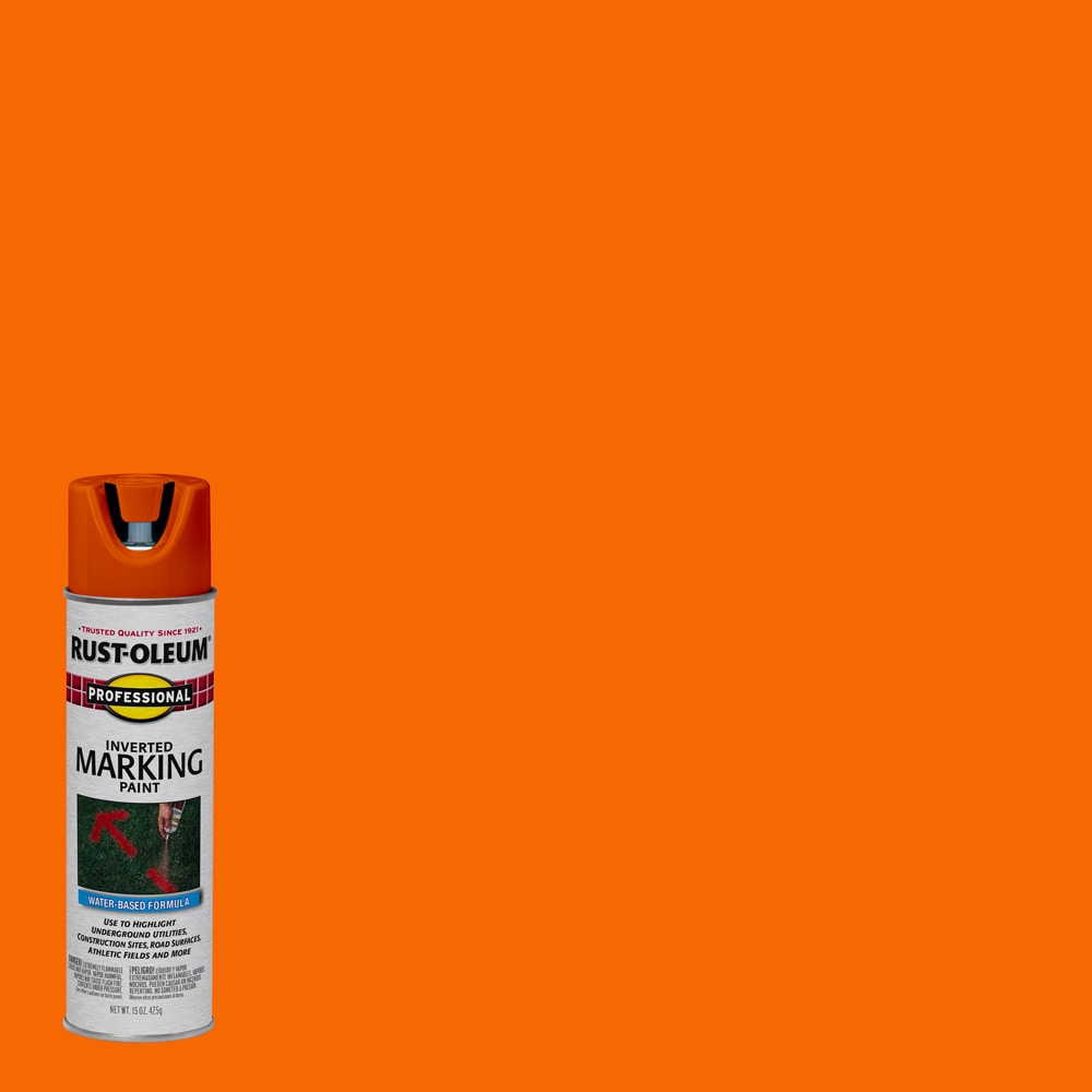 Rust-Oleum 270472 Professional Inverted Marking Paint Orange Water-based Marking paint ( Spray can )