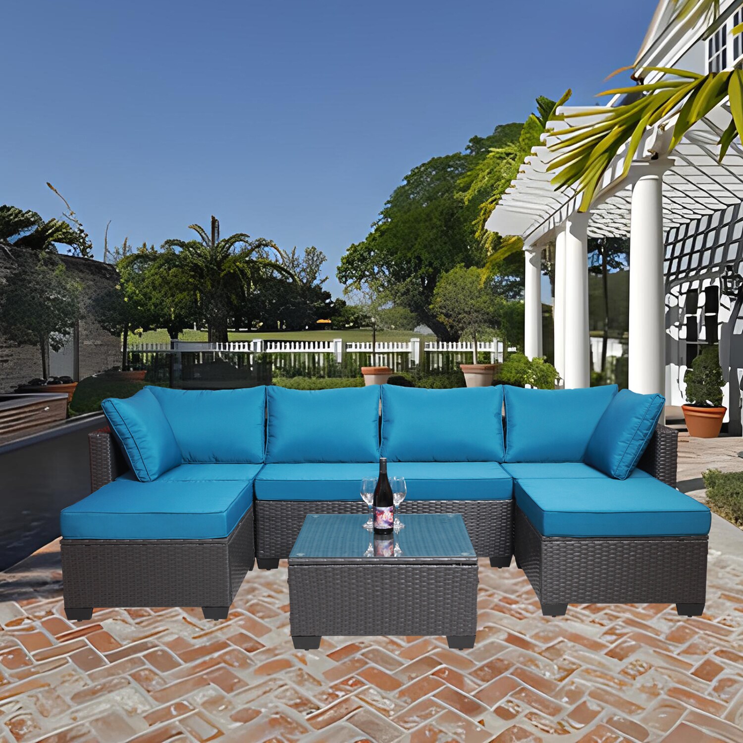 SINOFURN SYA300008BL Patio-Sofas-Daybeds - View #7