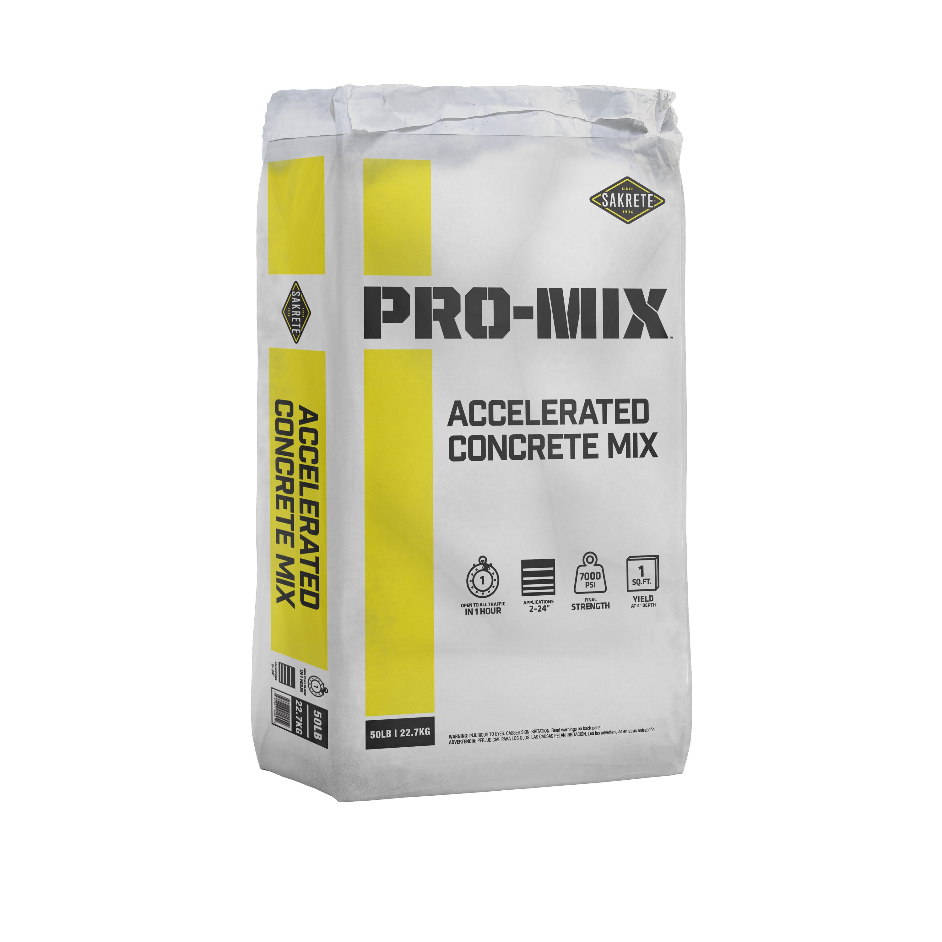 Sakrete Pro Mix 50-lb Fast Setting Concrete Mix in the Concrete, Cement &  Stucco Mixes department at