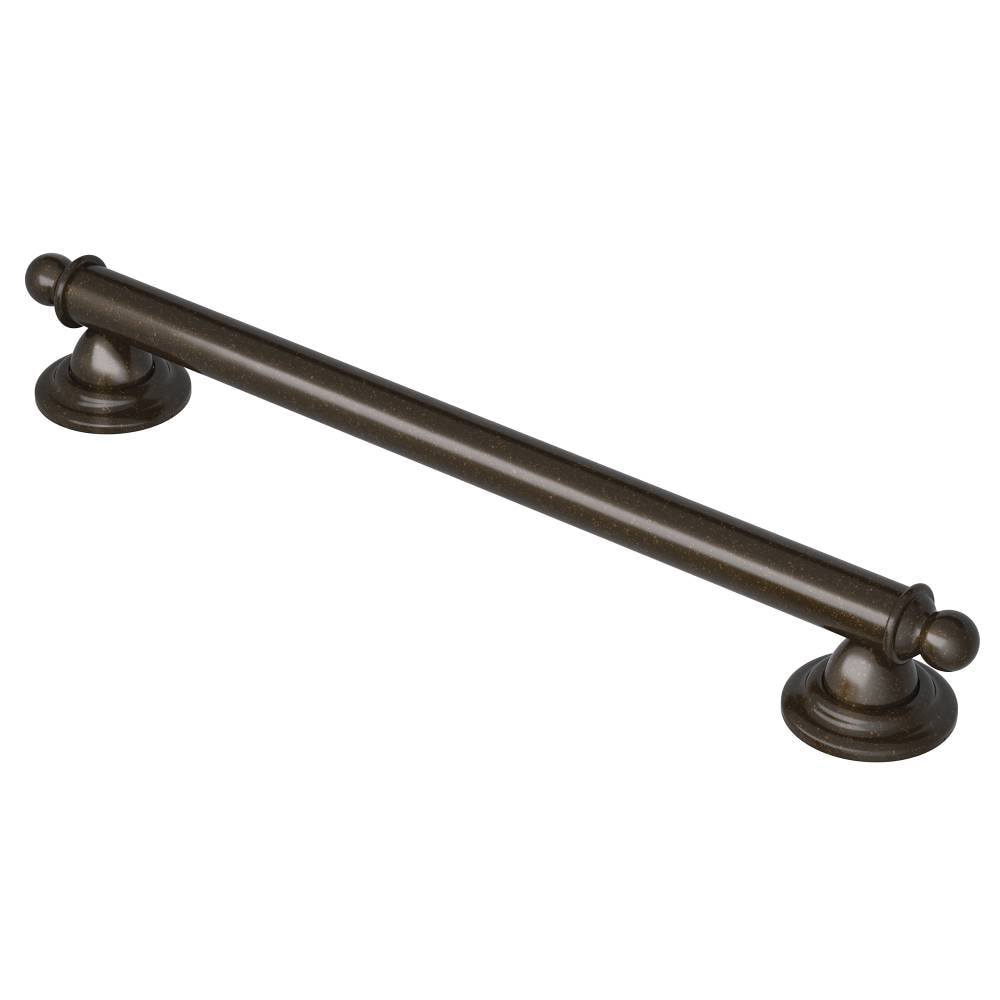Moen YG2218ORB Brantford 18-in Oil Rubbed Bronze Wall mount ADA Compliant Grab Bar ( 500-lb Weight Capacity )