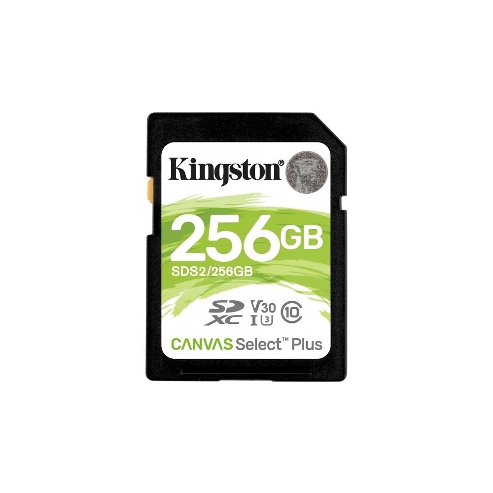 Kingston SYBA165831  SDS2-256GB 256Gb Sdxc Canvas Select Plus Memory Card100R- C10