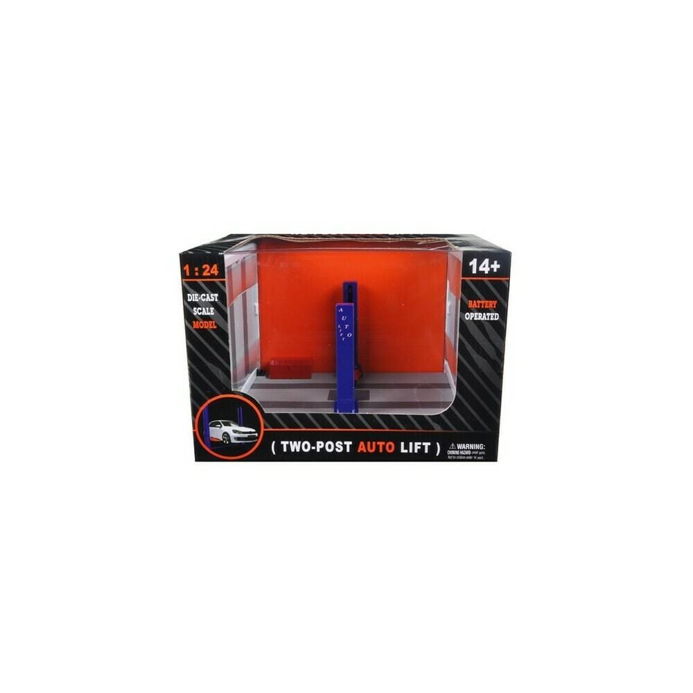 Diecast Masters DTDP2596 Diecast 9908 Battery Operated Two Post Auto Lift for 1-24 Scale Diecast Model Cars