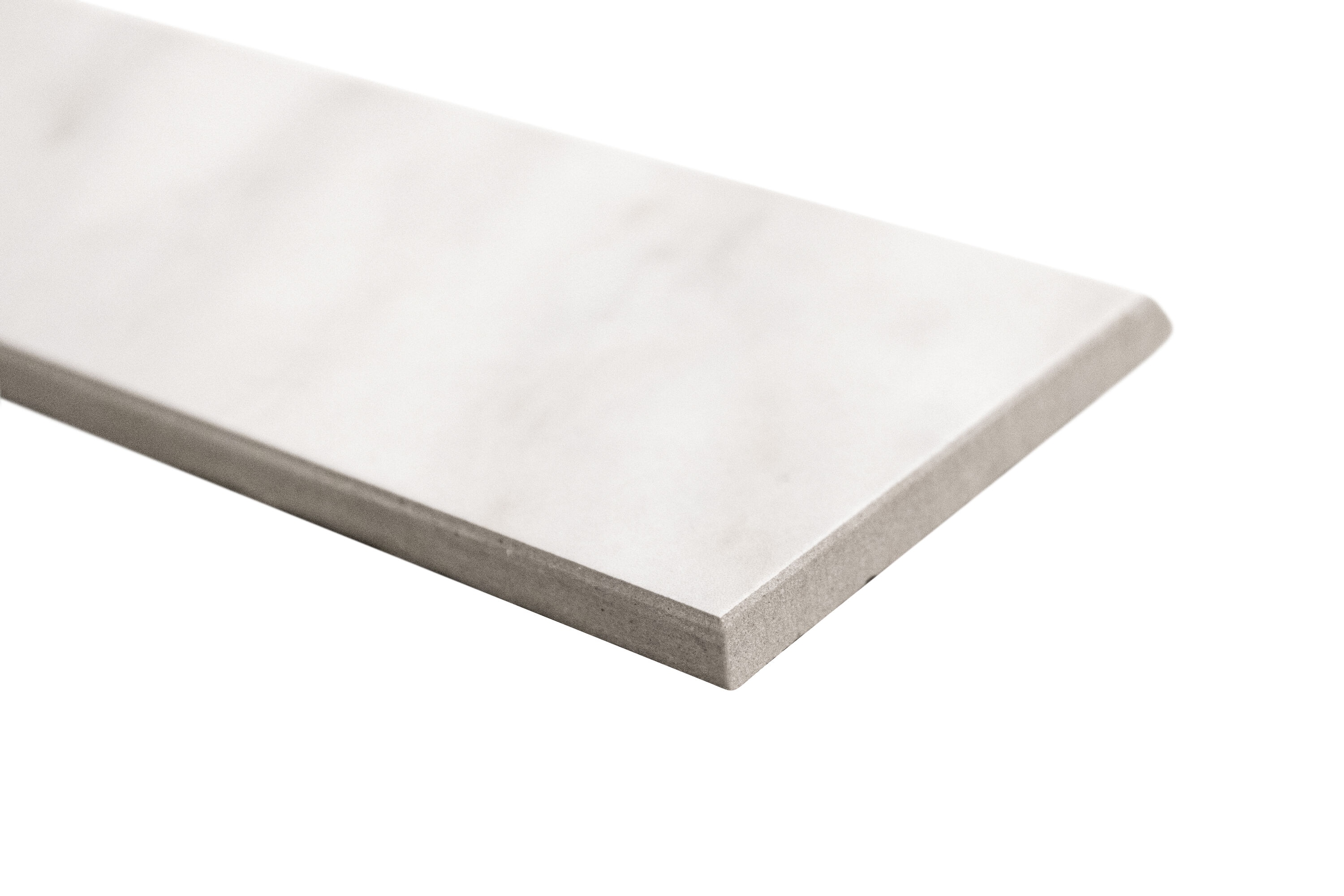 allen + roth Arabescato White 3-in x 12-in Polished Porcelain Marble Look Floor and Wall Tile (0.22-sq. ft/ Piece)