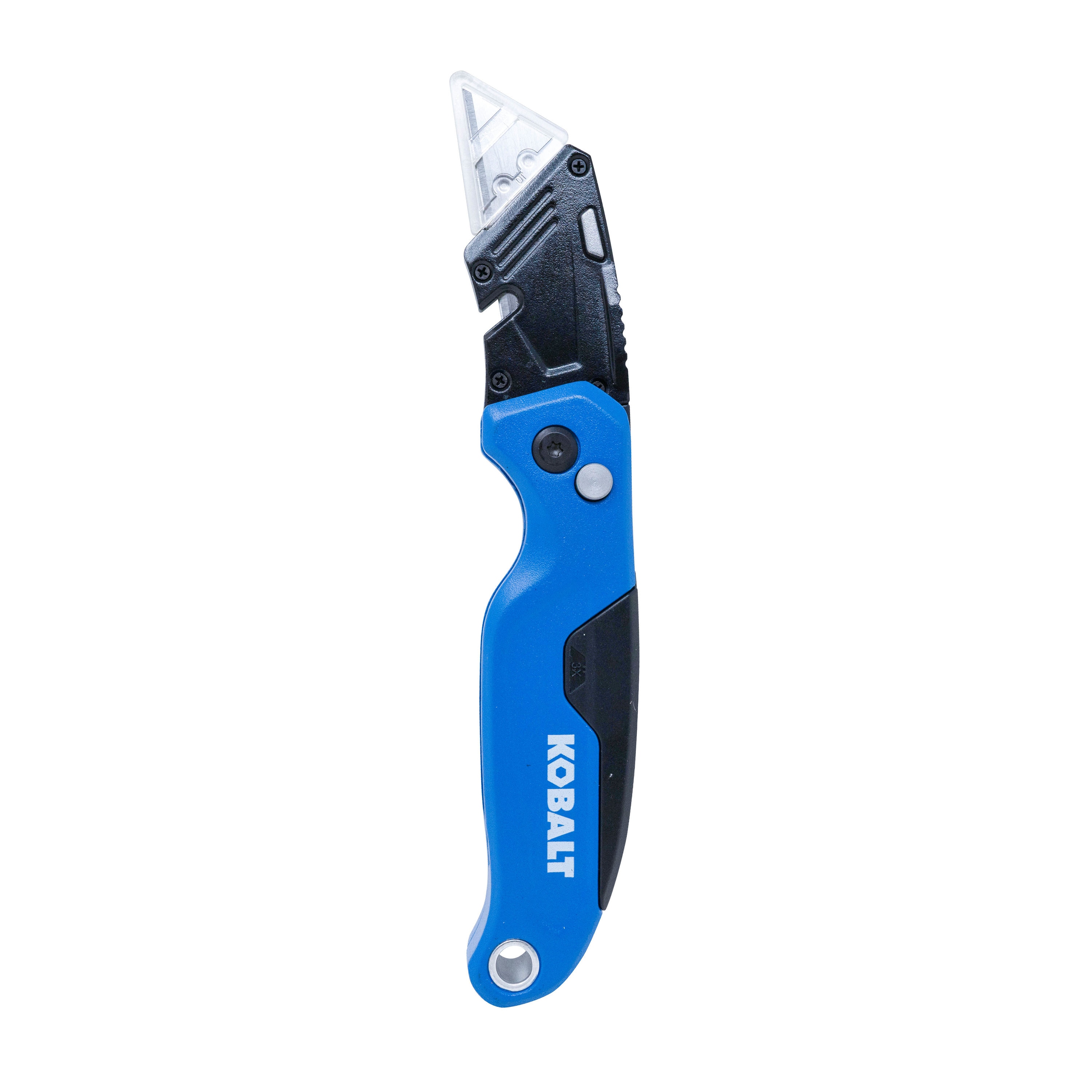 2-in Carbon Steel Standard Replaceable Utility Blade Pocket Knife | - Kobalt KBSWT19