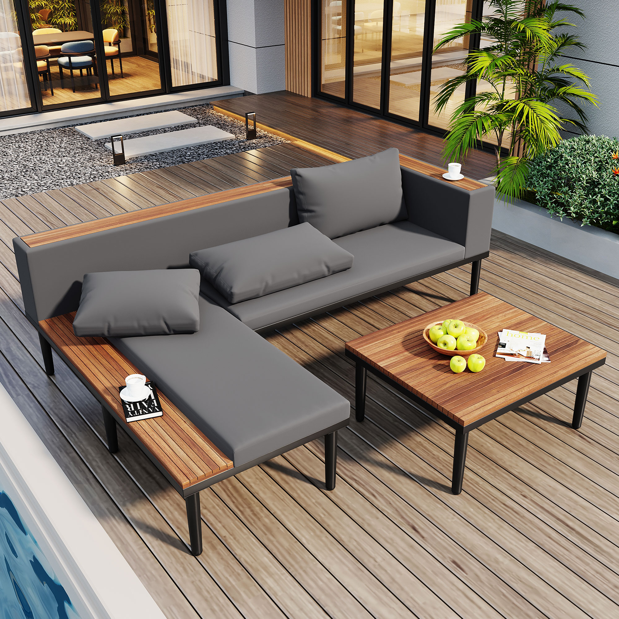 SINOFURN SYB670001BN Patio-Sofas-Daybeds - View #2