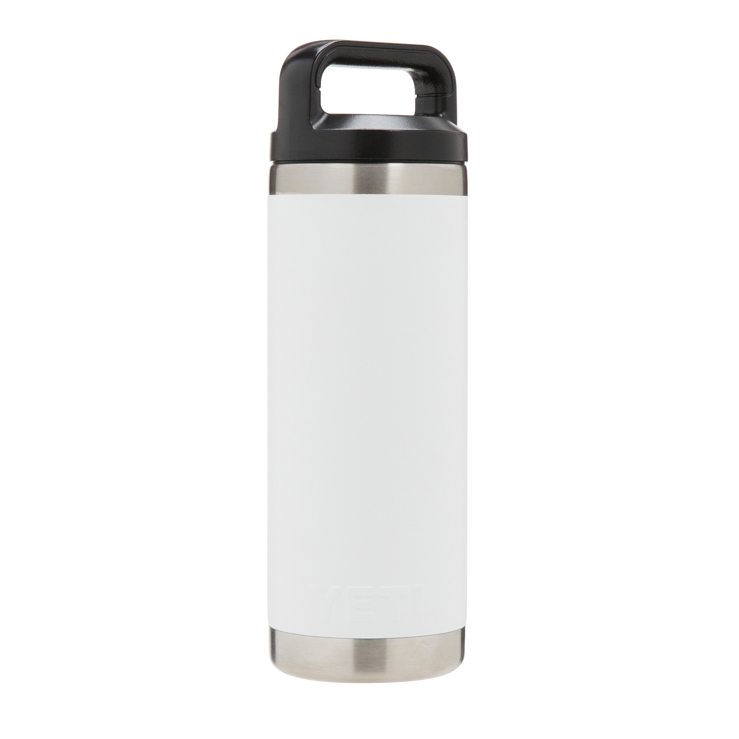 YETI Rambler Thermos Water Bottle Stainless Steel 18oz Insulated Screw On  Lid