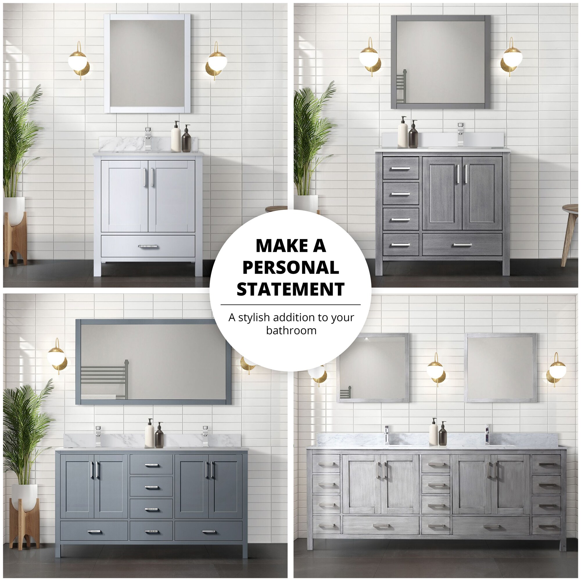 Lexora LJ342236SEDSM34FR Bath-Vanity-Combo - View #8