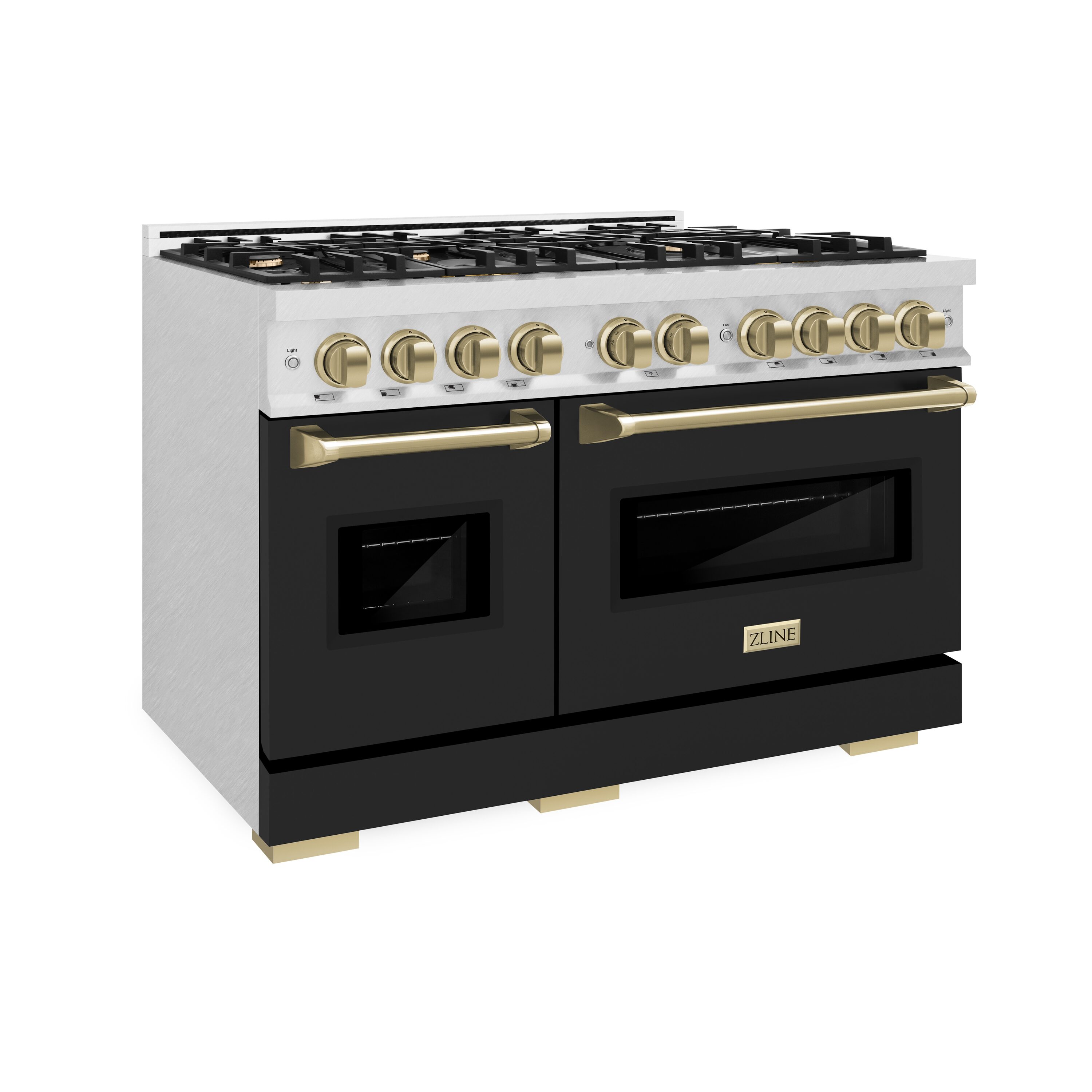 ZLINE KITCHEN & BATH CGRSZ-BLM-48-CB Double-Oven-Gas-Ranges - View #2