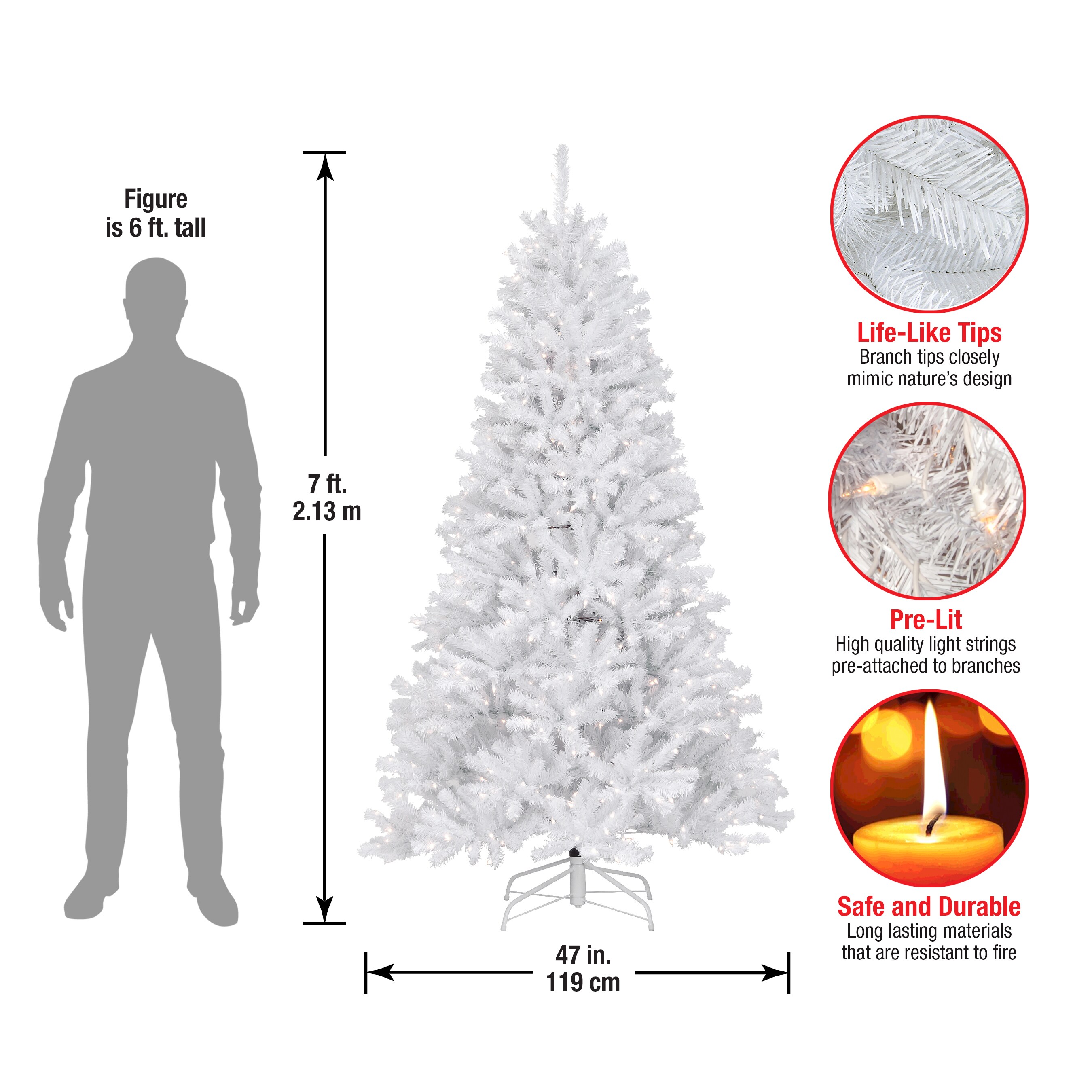 National Tree Company NRVW7-302-70 Artificial-Christmas-Trees - View #6