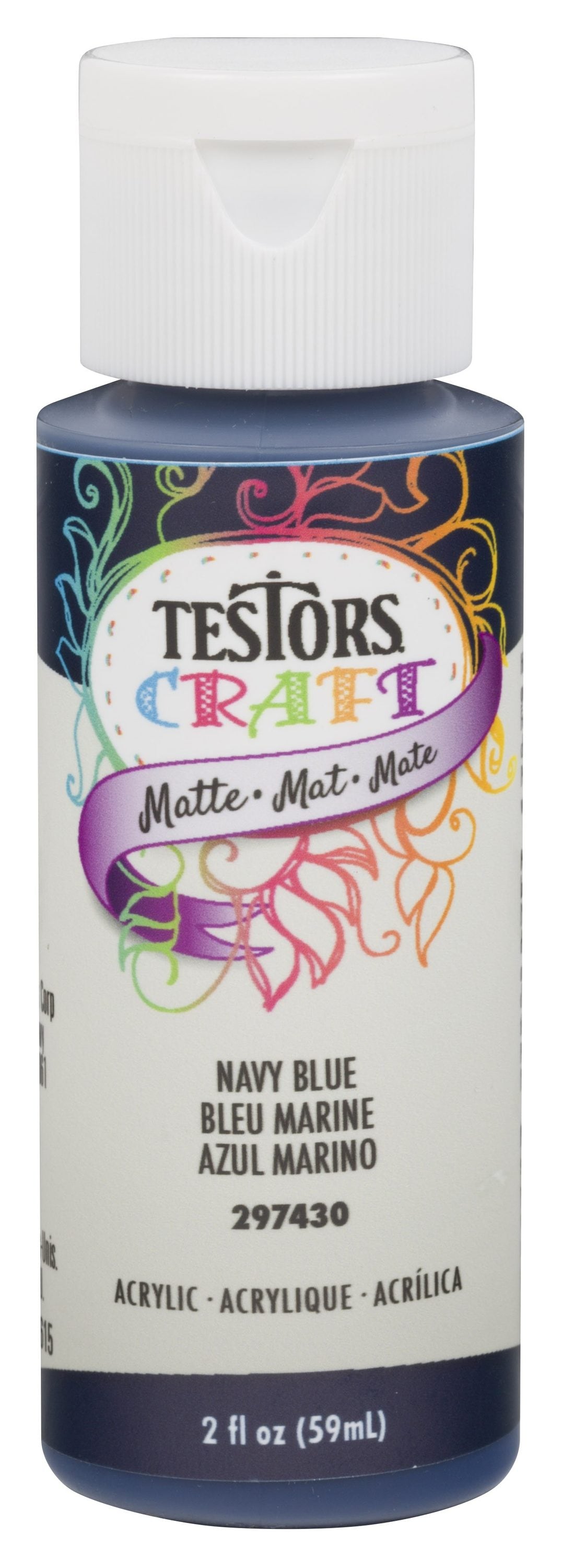 Testors 6-Pack Primary Acrylic Paint (Kit) in the Craft Paint department at