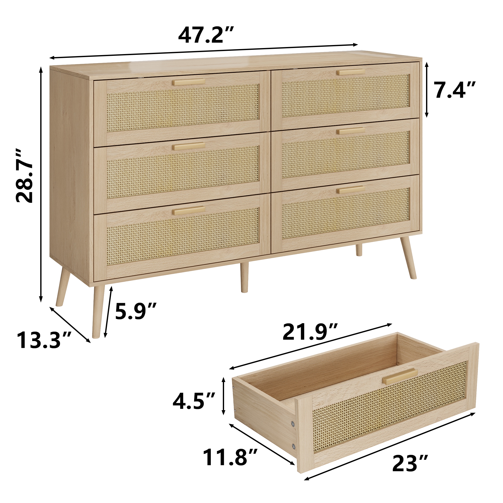 Clihome CL-JH-009014-GR-N dressers - View #10