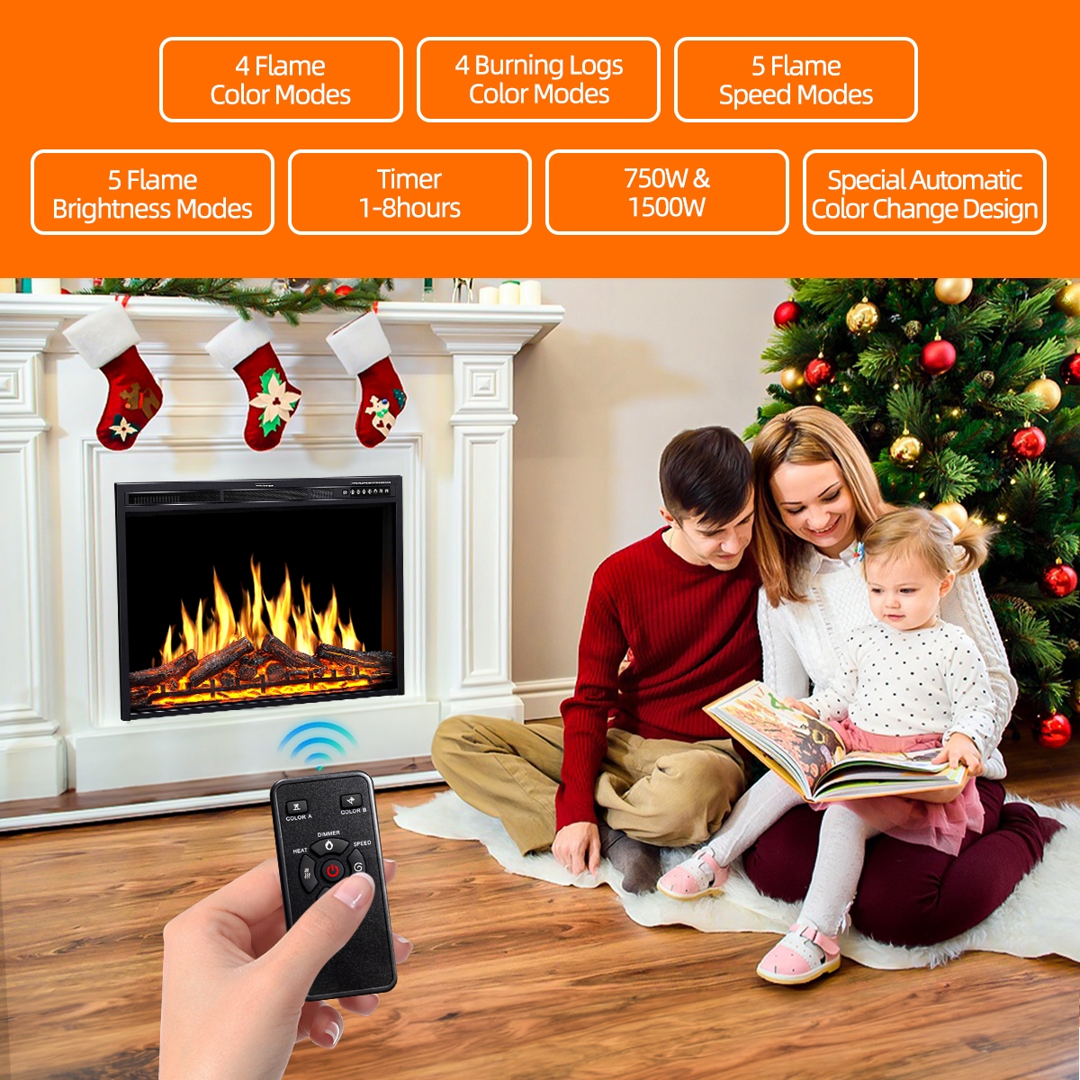 EdenDirect NLCD041925 Electric-Fireplace-Fireboxes - View #3