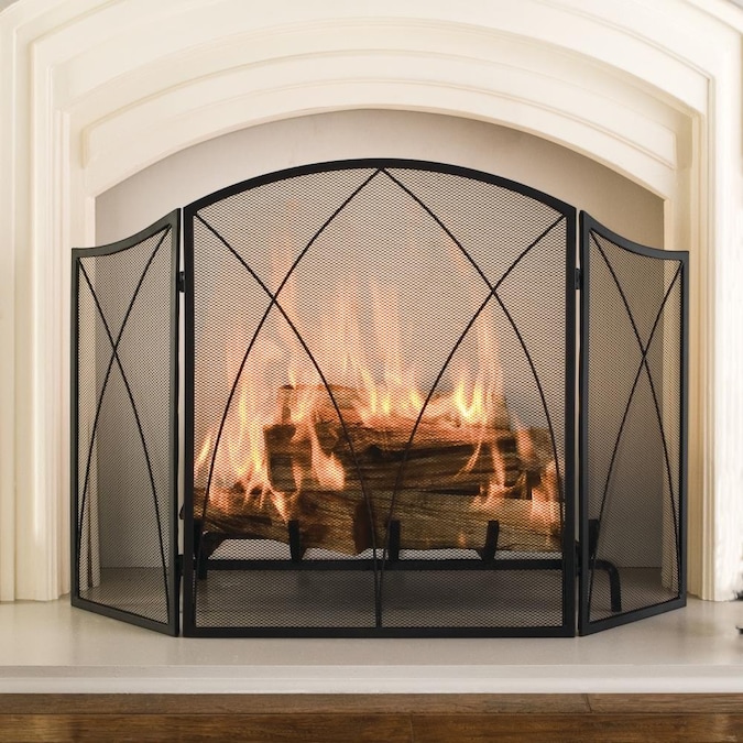 Panel Arched Fireplace Screen, Replacement Parts For Fireplace Screens