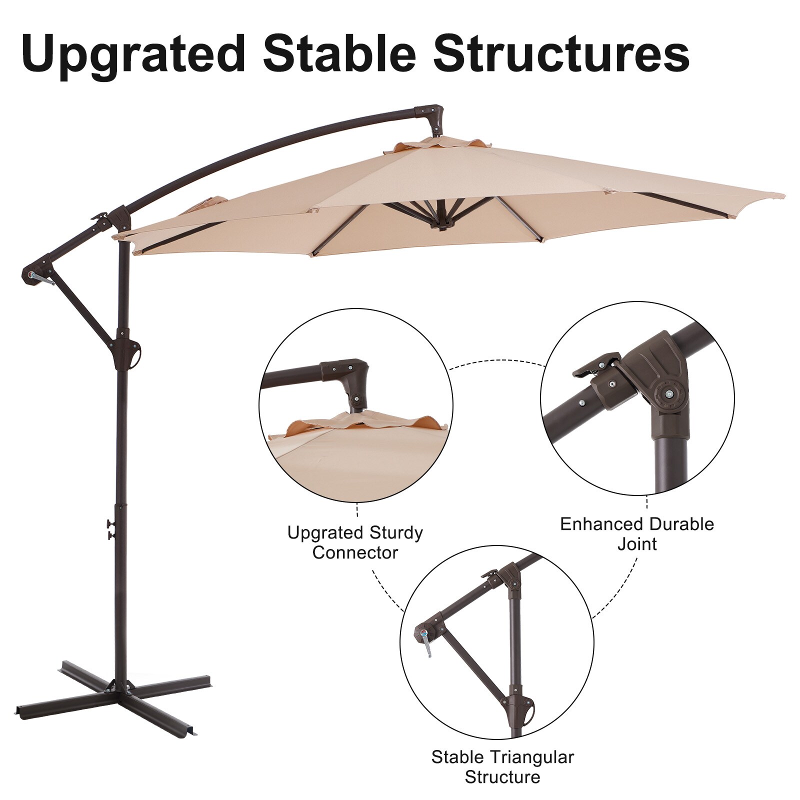 JEAREY JE-EDXJS-10FT-BE Umbrellas-2 - View #3