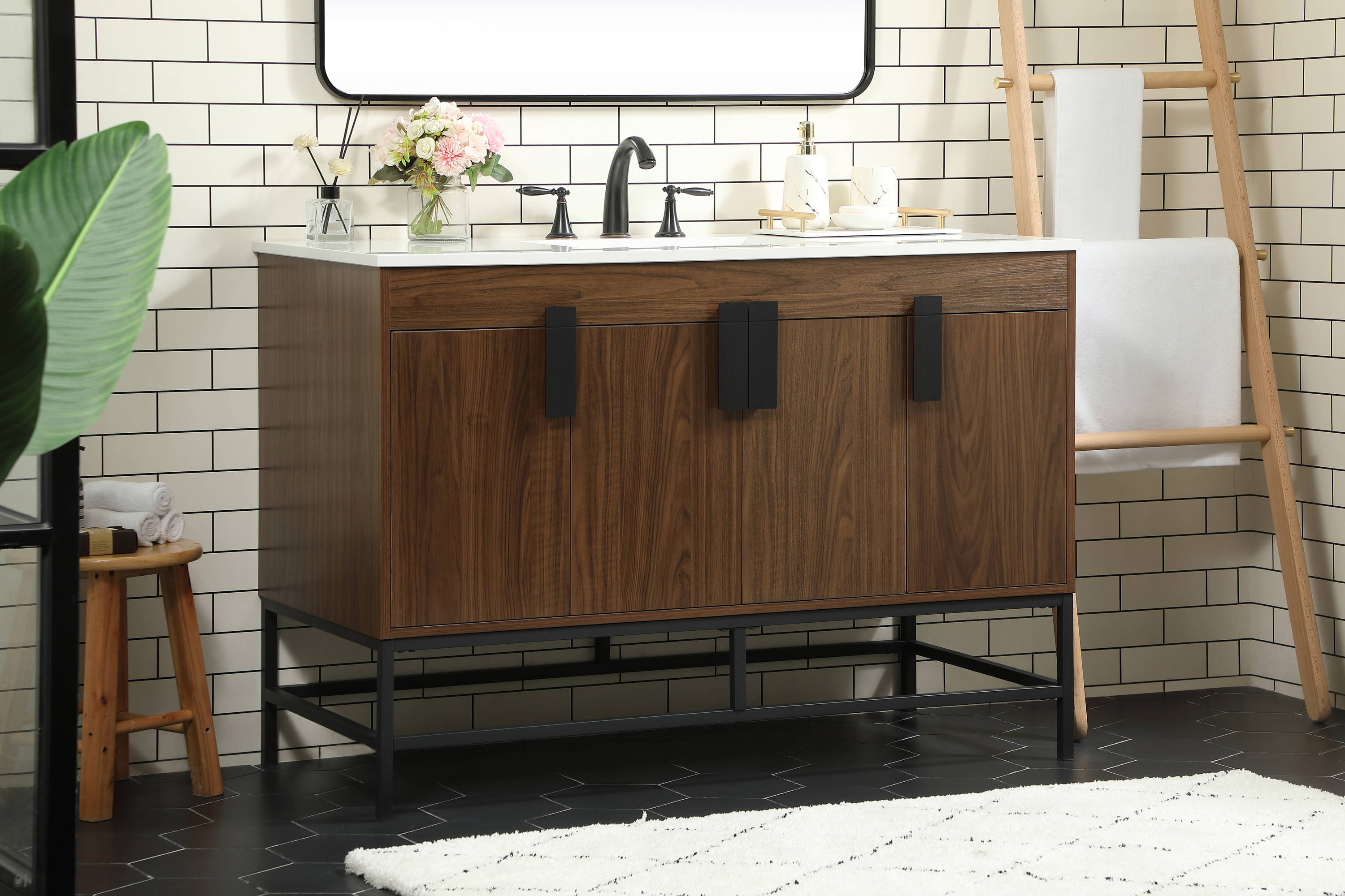 Elegant Decor HF146544MWT Bath-Vanity-Combo - View #3