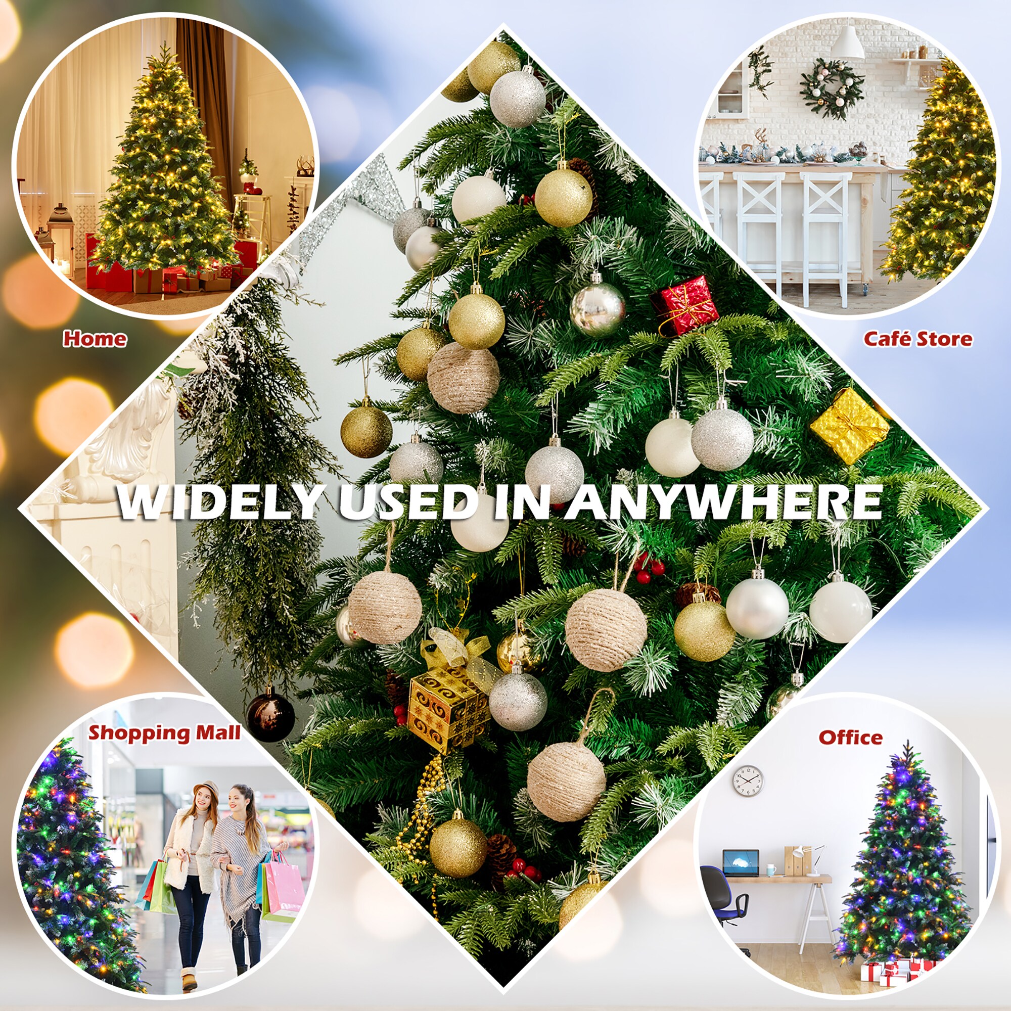 Costway CM23602US Artificial-Christmas-Trees - View #6