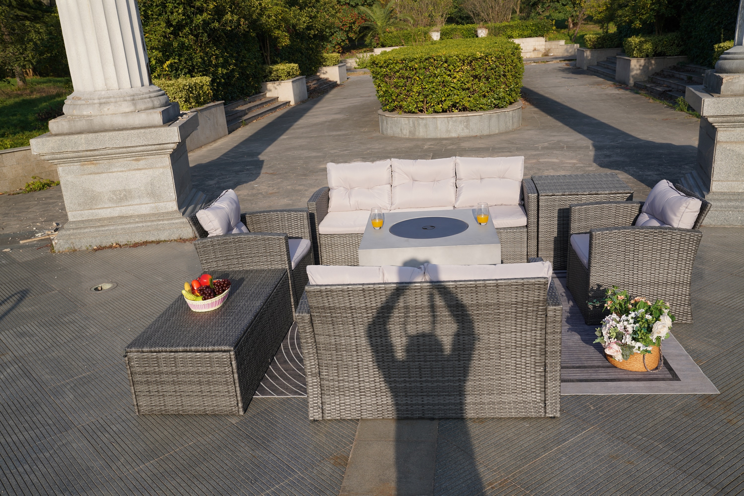 Moda Furnishings MAG-1503-2140-G Patio-Conversation-Sets - View #6