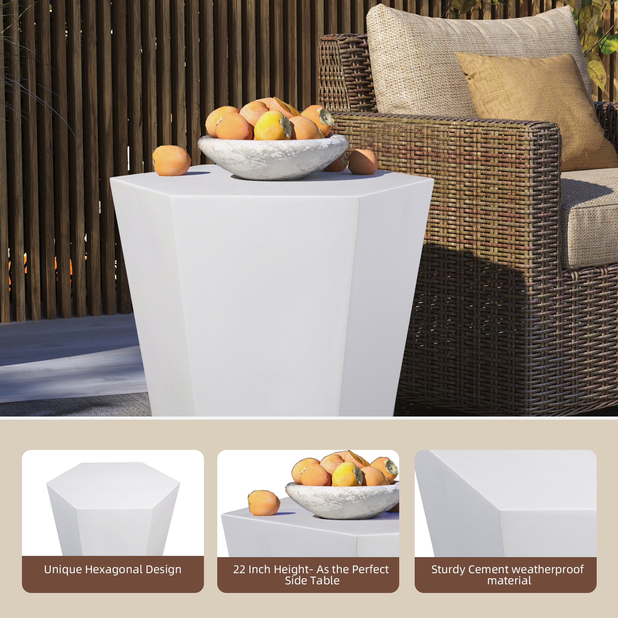 UPHA T24M-6BX-KCB Patio-Tables - View #3
