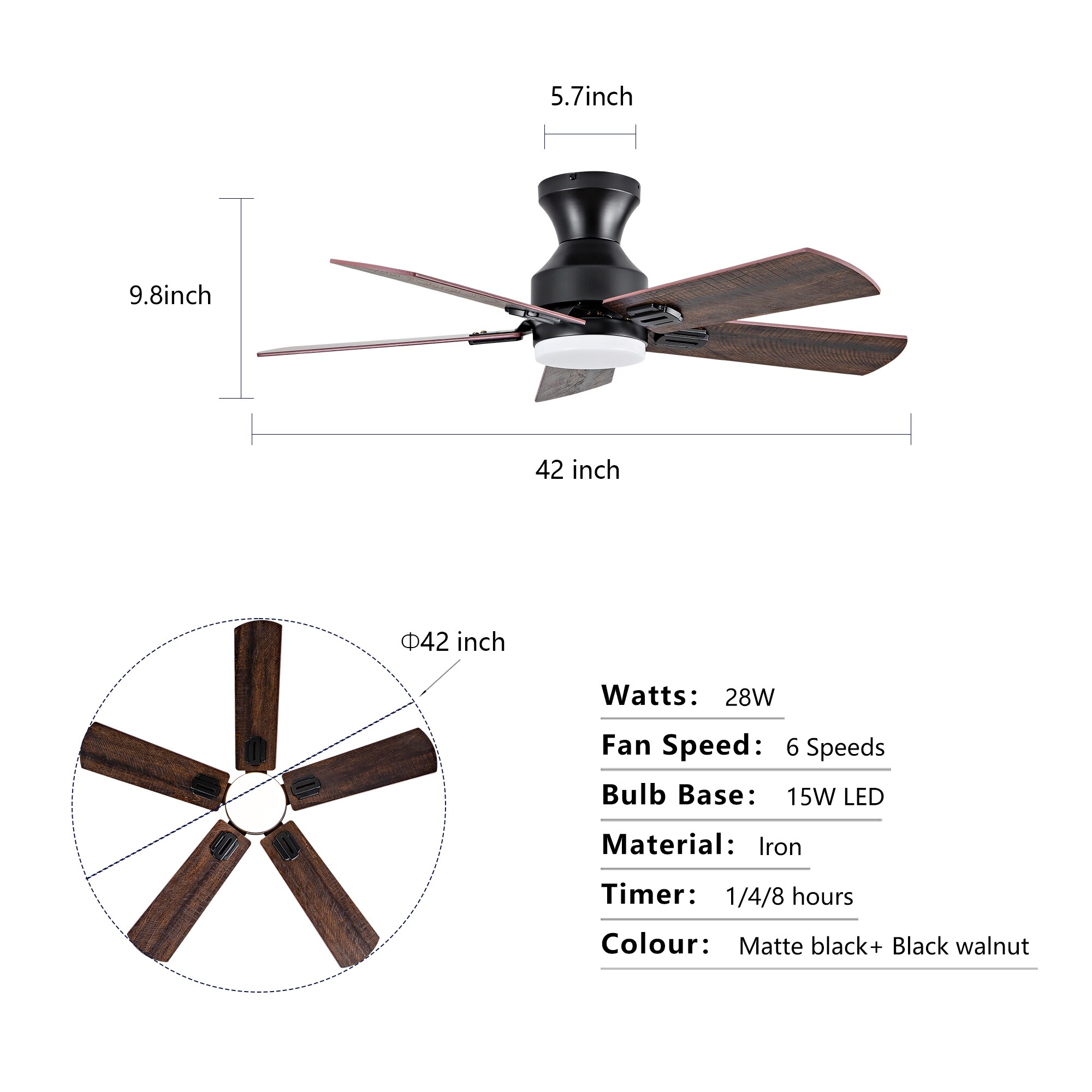 JUSHUA MT-P338639 Ceiling-Fans - View #14