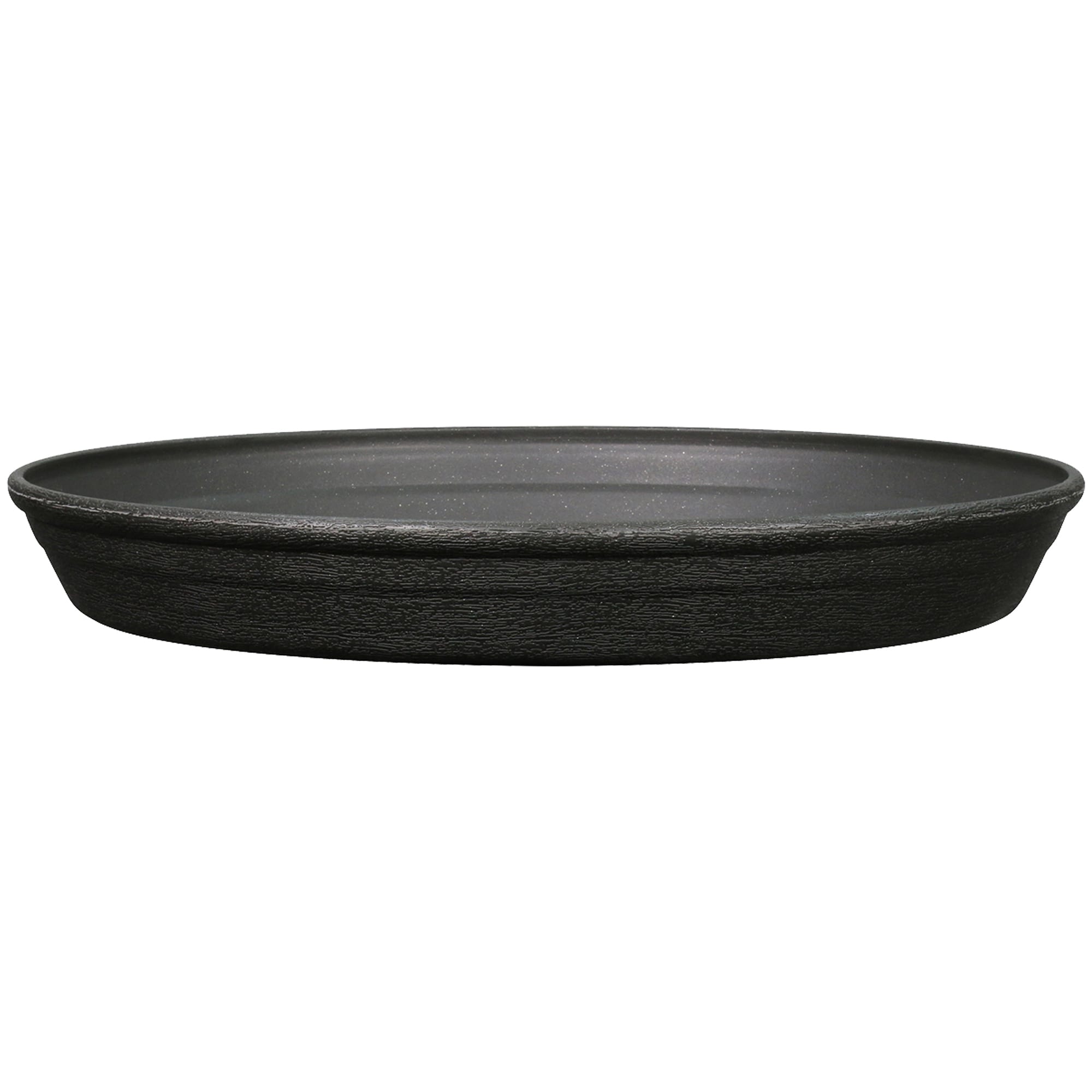 Black Round Plastic Plant Pot Saucer Heavy Duty 40cm/400mm Quantity x5 
