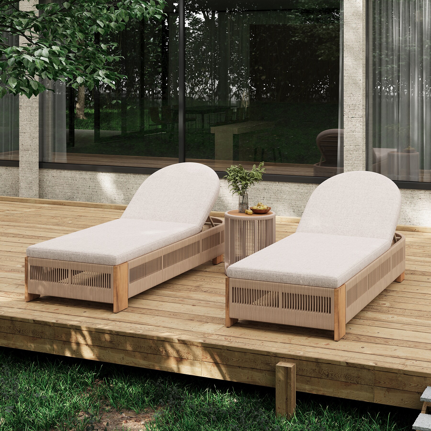SINOFURN SYF830006BG Patio-Conversation-Sets - View #2