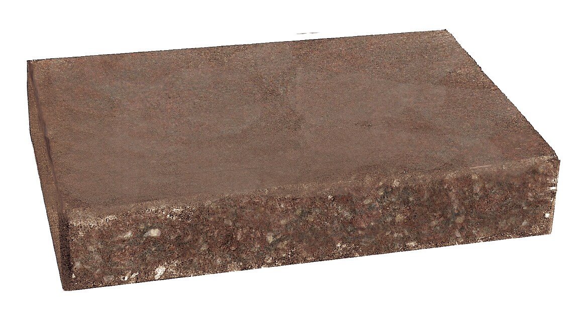 Country Stone 043803 2-in H x 12-in L x 8-in D Autumn Blend Concrete Retaining Wall Cap