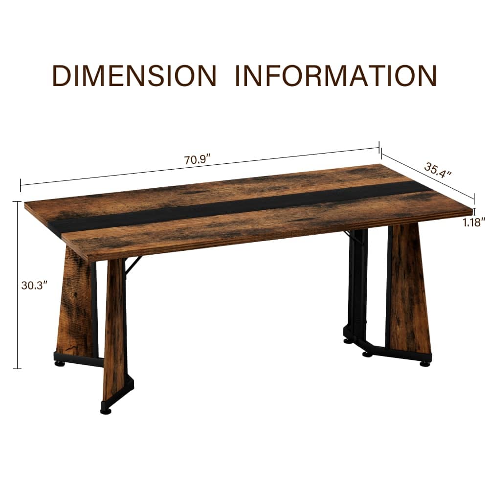 Coolbibila QAK-DINING-BROWN Dining-Tables - View #3