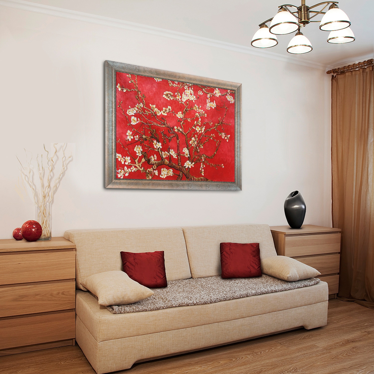 La Pastiche Framed 36-in H x 46-in W Botanical Painting on Canvas in ...